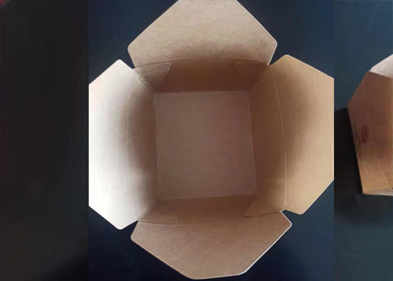 192 * 145mm Prostokątne, biodegradowalne jednorazowe pudełko na tacę Fast Food