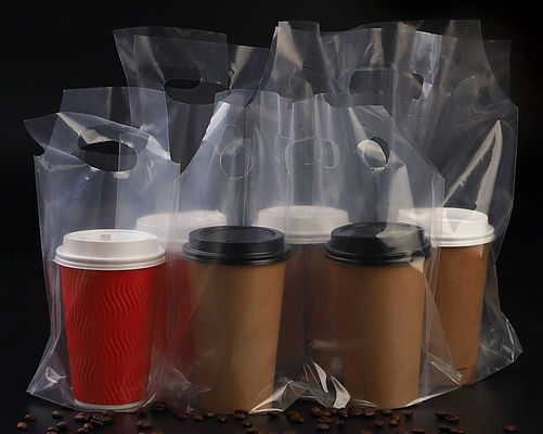 50 sztuk / pakiet jednorazowa kawa i herbata mleczna PP przezroczysta torba do pakowania