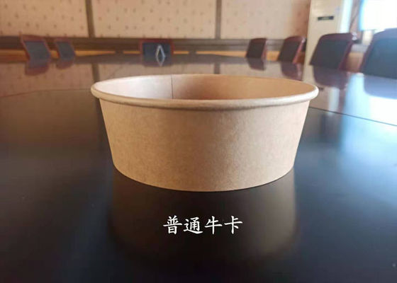 600ml Biodegradowalna powłoka PLA Jednorazowe papierowe miski do zup