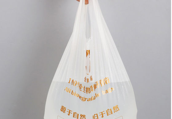 Kamizelka Jednorazowa, degradowalna plastikowa torba, torba na zakupy 14x50 cm