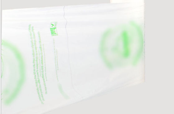 52 * 65 cm PLA PBAT Skrobia kukurydziana Biodegradowalna, płaska, ciągła torba plastikowa