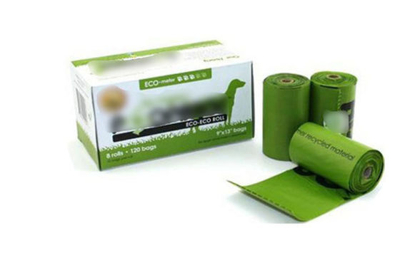 35 × 23cm PLA PBAT Skrobia kukurydziana Biodegradowalna torba na odchody dla psa domowego