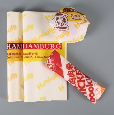 38g / 45g papier do pieczenia hamburgerów olejoodporny papier do pakowania w kulki ryżowe Tajwan