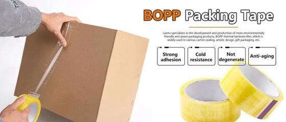 Jumbo Bopp Tape Roll Transparent Sealing Bopp Tape Packaging Dostawcy