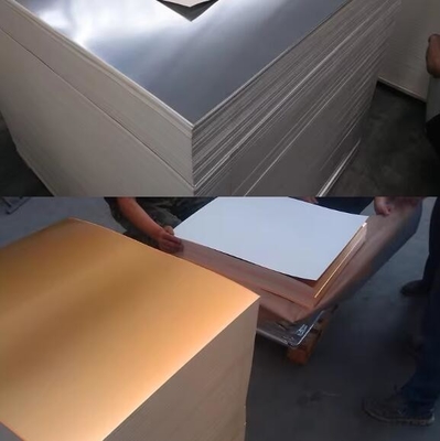 Gloss Srebro Złoto Metalizowany Papier Kompozytowy Aluminiowy Papier Płaty Do Pudełka Papierowego