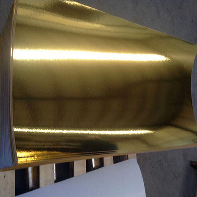 Gloss Srebro Złoto Metalizowany Papier Kompozytowy Aluminiowy Papier Płaty Do Pudełka Papierowego
