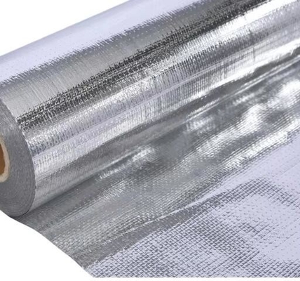 Jednorazowa lub podwójna odblaskowa tkanina z folii aluminiowej o oparciu tkanina z izolacji cieplnej