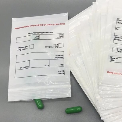 Podwójna kieszeń z zamkiem Przejrzystość folia opakowaniowa przyjazna dla środowiska Plastikowy płyn Biohazard Biohazard Medyczna torba z pieczęcią patologiczną PE