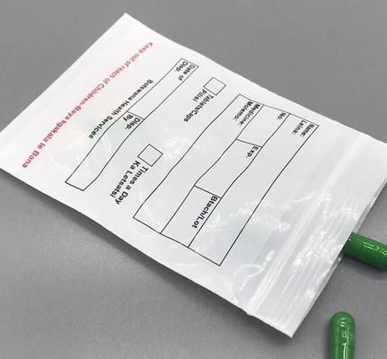Podwójna kieszeń z zamkiem Przejrzystość folia opakowaniowa przyjazna dla środowiska Plastikowy płyn Biohazard Biohazard Medyczna torba z pieczęcią patologiczną PE