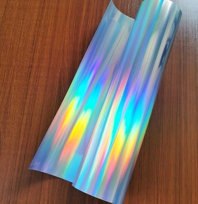 Laserowa kolorowa folia samochodowa, samoprzylepne pisma laserowe Pvc naklejki samochodowe, naklejki natychmiastowe pokryte aluminium