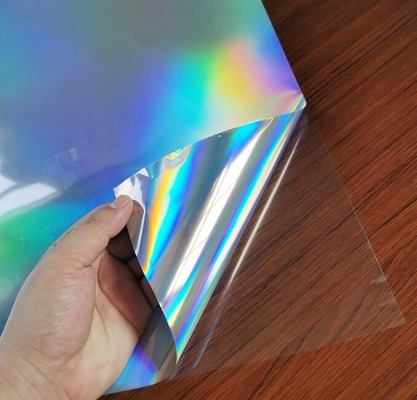 Laserowa kolorowa folia samochodowa, samoprzylepne pisma laserowe Pvc naklejki samochodowe, naklejki natychmiastowe pokryte aluminium