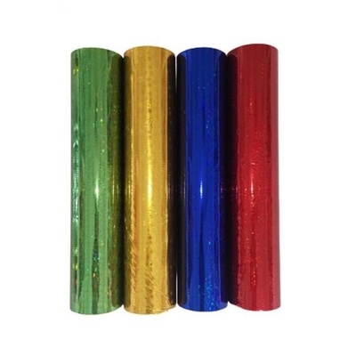 Glossy Polyester Gold Aluminized Film, PET Gold Film For Artcraft And Paper Laminated