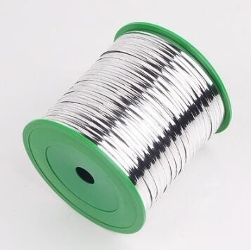 Sprzedaż hurtowa 6-15cm Złoty i srebrny kabel, chleb, żywność darmowe kolorowe kabel, uszczelniające liny twist