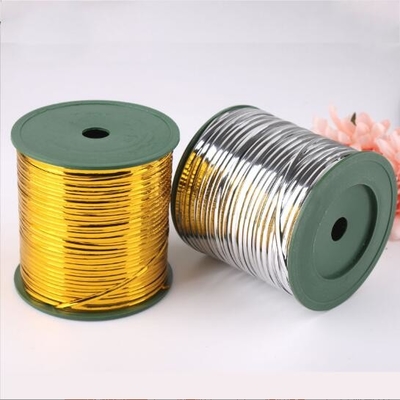Sprzedaż hurtowa 6-15cm Złoty i srebrny kabel, chleb, żywność darmowe kolorowe kabel, uszczelniające liny twist