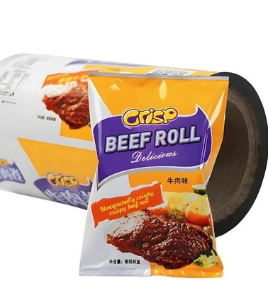 Niestandardowa drukowanie 110mic.100mic PET+al+pe film na rolce dla Food Packaging Bag