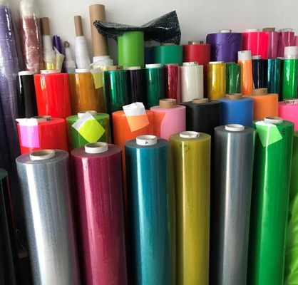 Klej miękki PVC Film przezroczysty Kolorowy PVC Zmrażony Kolorowy Glinkowy Klej PVC Film