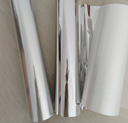 Wysokiej odbicia i wysokiej bariery PET Metalized Film, PE powlekany wydrukowany film aluminiowy VMPET do pakowania torebki herbaty