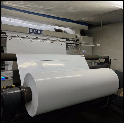 Powierzchnia podkładu (Mat White Pet Film for Electronic Adhesive Label Facing Material)