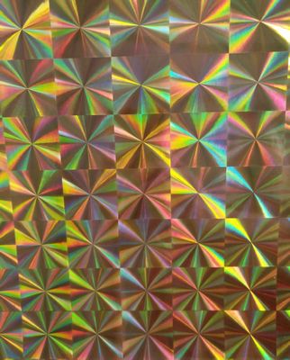 12mic PET/17mic bopp holograficzna metalizowana powłoka wstępna