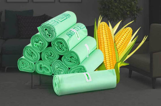 Gospodarstwo domowe 40% 60% Worki na śmieci ze skrobi kukurydzianej Worki na śmieci Biodegradowalne torby jednorazowe
