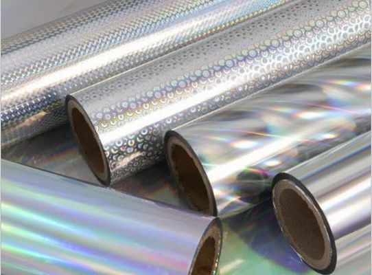 Błyszcząca folia do laminowania na gorąco Mylar Diamond Diffusion Silver Bopp