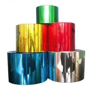 Przejrzystość PVC Twist Film, Rainbow Film For Candy Wrapping, Twist Film Candy Packaging Film Iridescent Film