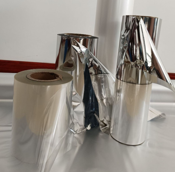 PET aluminiowy film próżniowy aluminiowy film cpp film matowy film lekki aluminium podwójna korona 12um